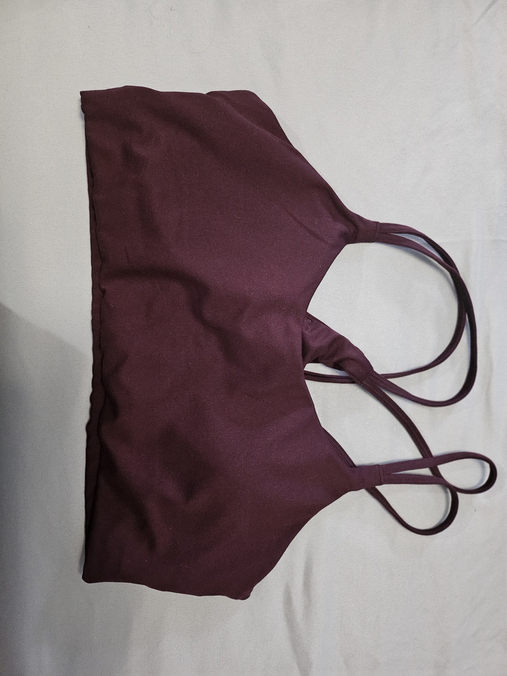 Fabletics Double-Strap Bralette - Maroon